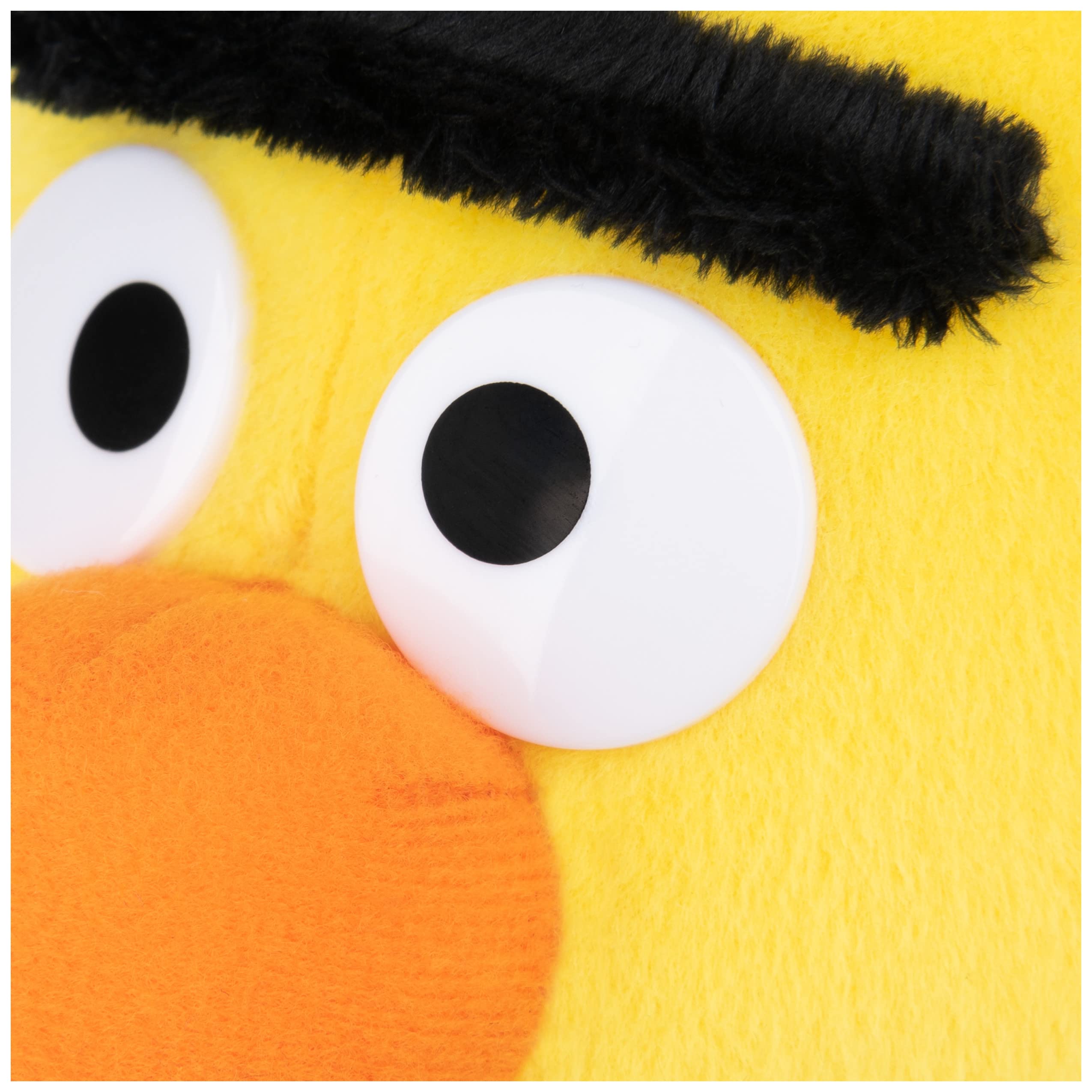 Bert's huggable body made for comforting hugs with soft materials