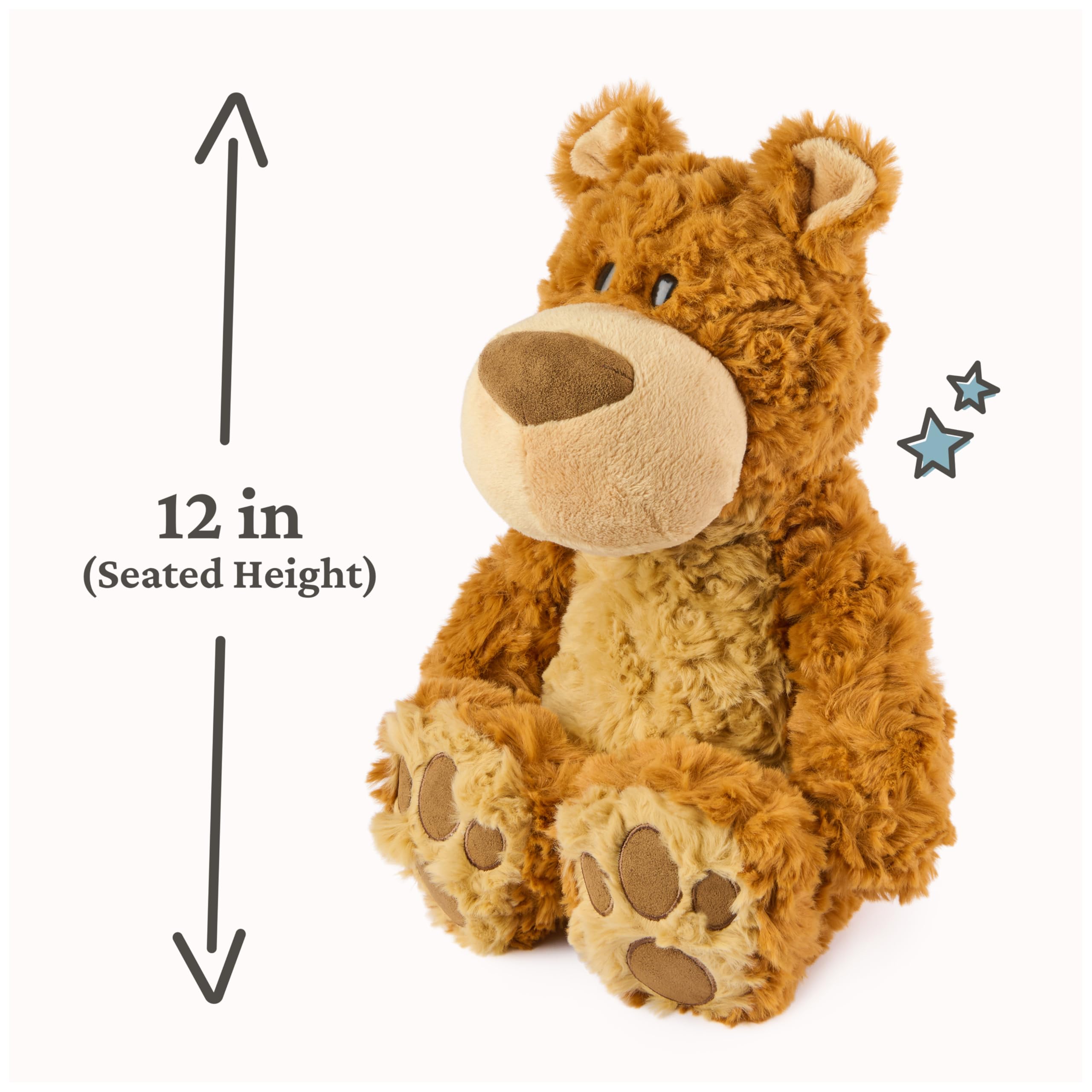 GUND Bexley weighted paws supporting upright display pose