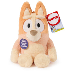 GUND Bingo Sustainably Soft 13-inch plush front view, ideal for cuddles and imaginative play.
