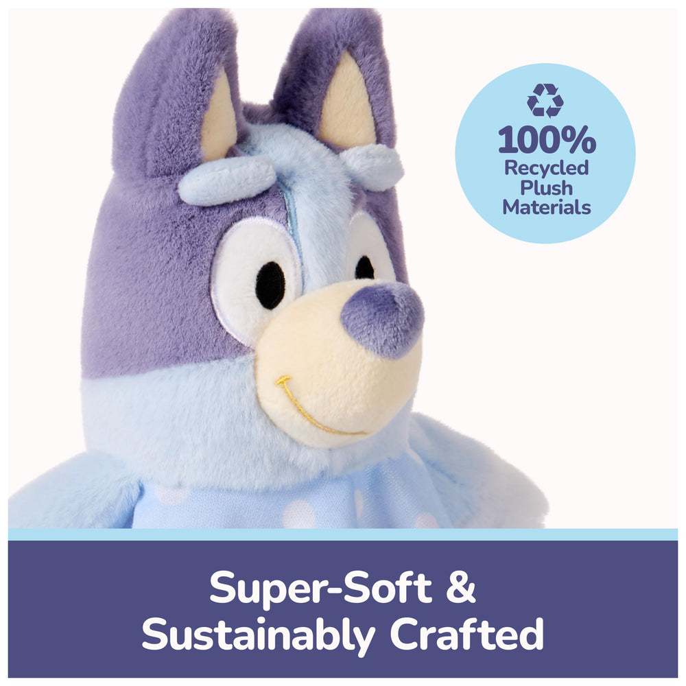 GUND Bluey plush lovey machine washable materials enable easy cleaning.