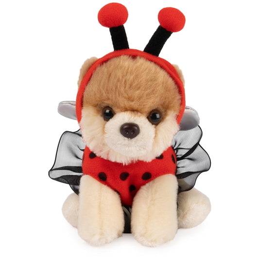 GUND Boo ladybug plush, 5-inch size, ideal for cuddles and display.