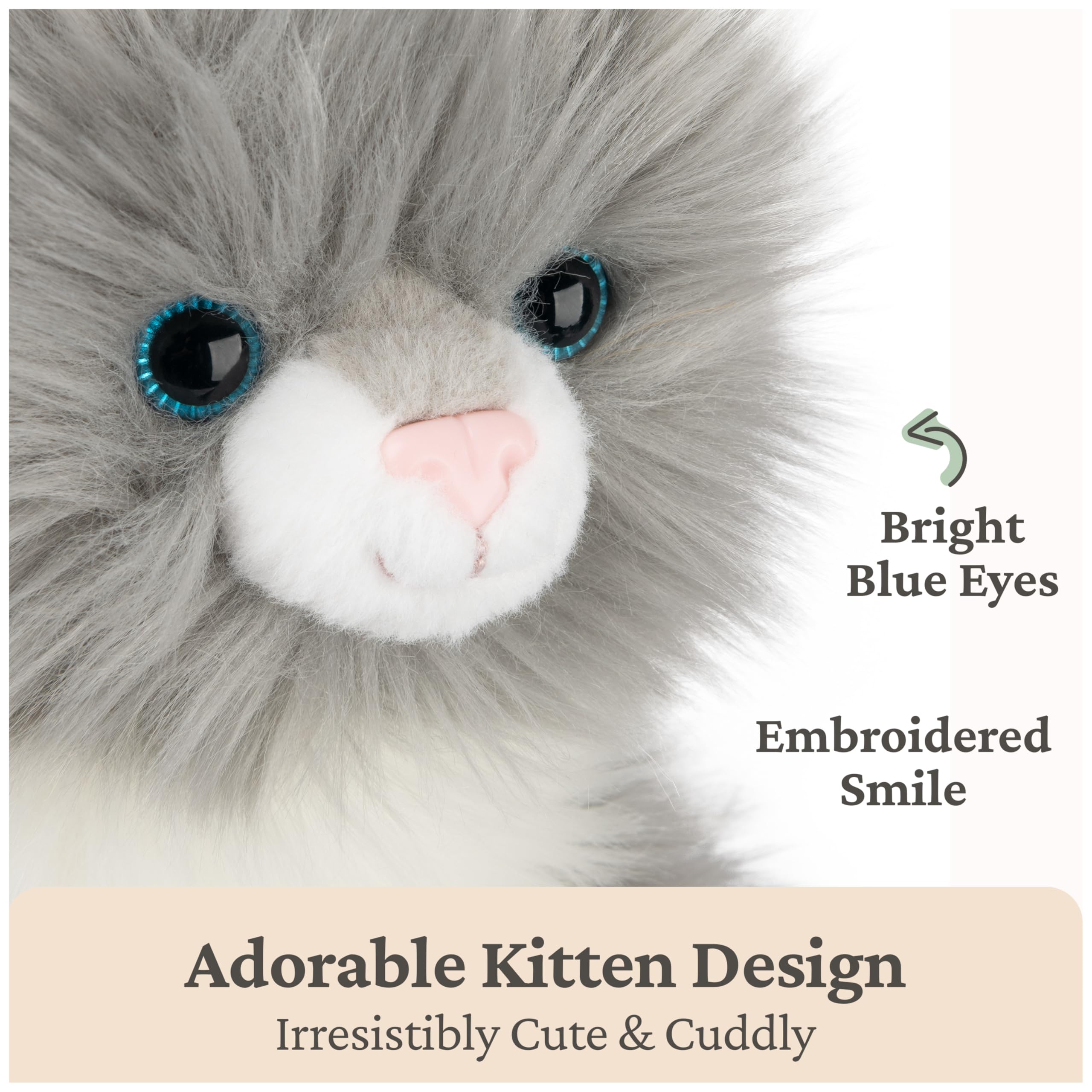 GUND Camilla soft plush fabric promises lasting softness and cozy cuddles.