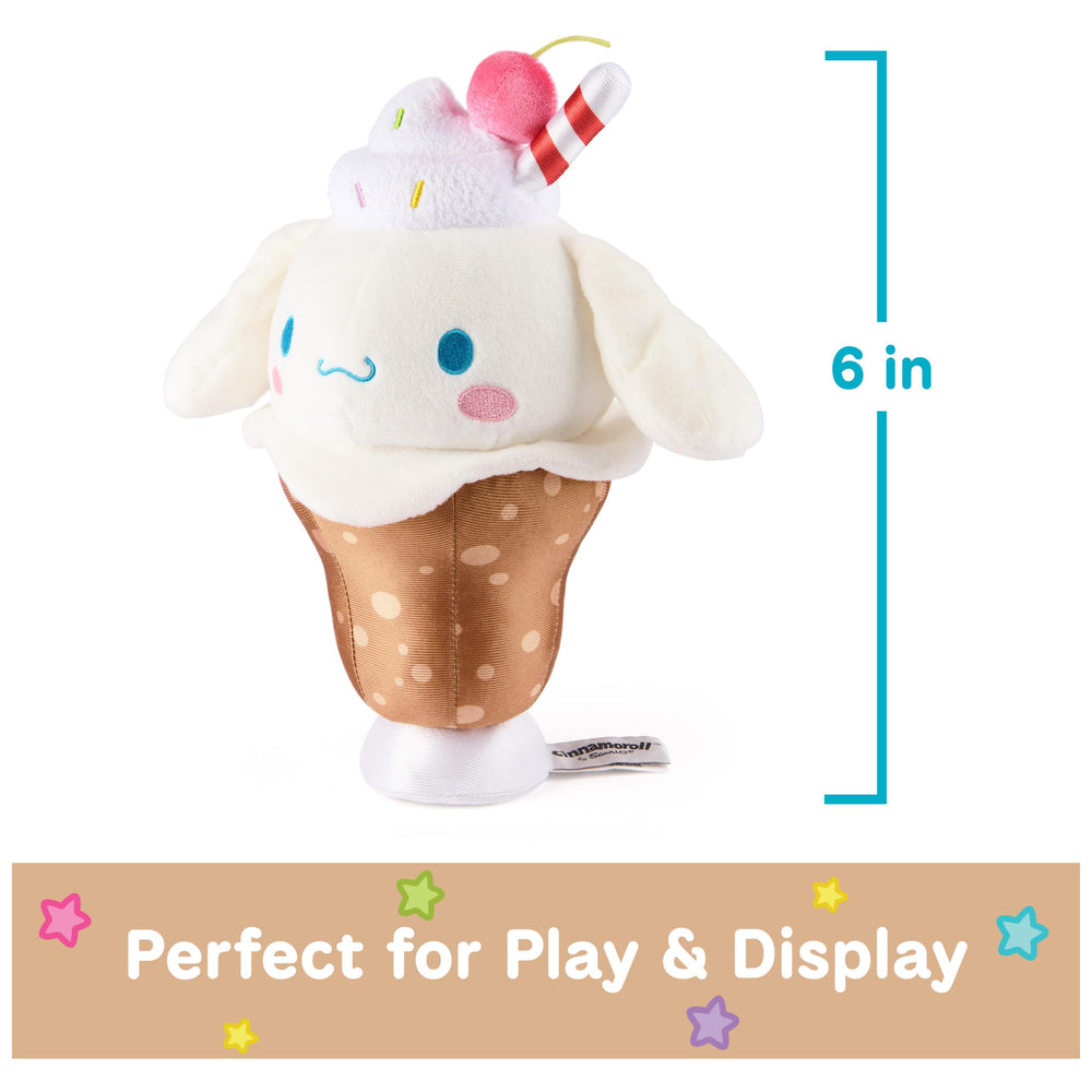 GUND Cinnamoroll root beer float plush rainbow-sprinkles add kawaii charm to a collection
