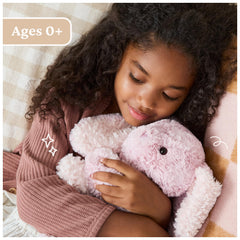 GUND Cozys Bunny is surface-washable for easy cleaning.