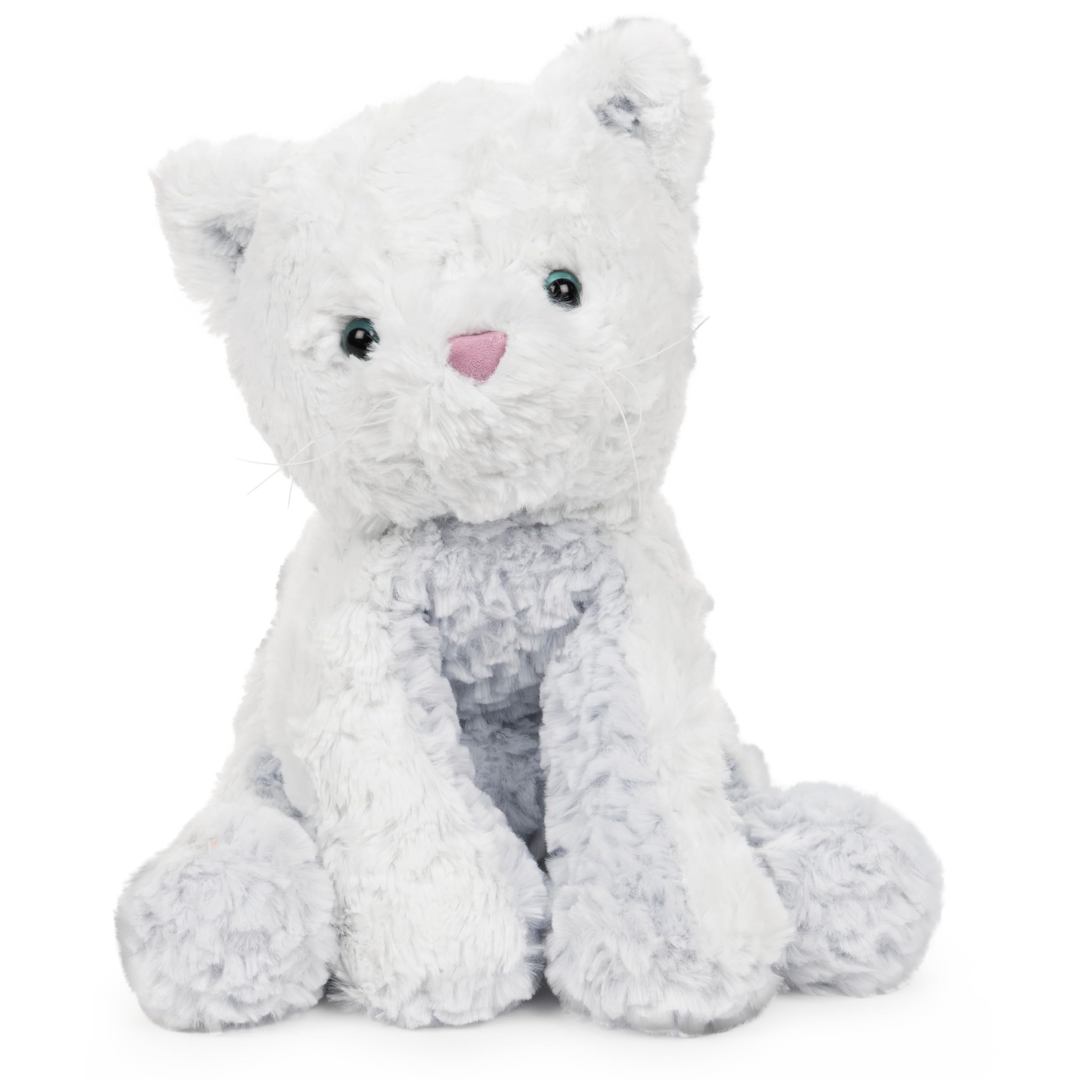 GUND Cozys Kitty Cat plush blue fur face close-up for cozy hugs