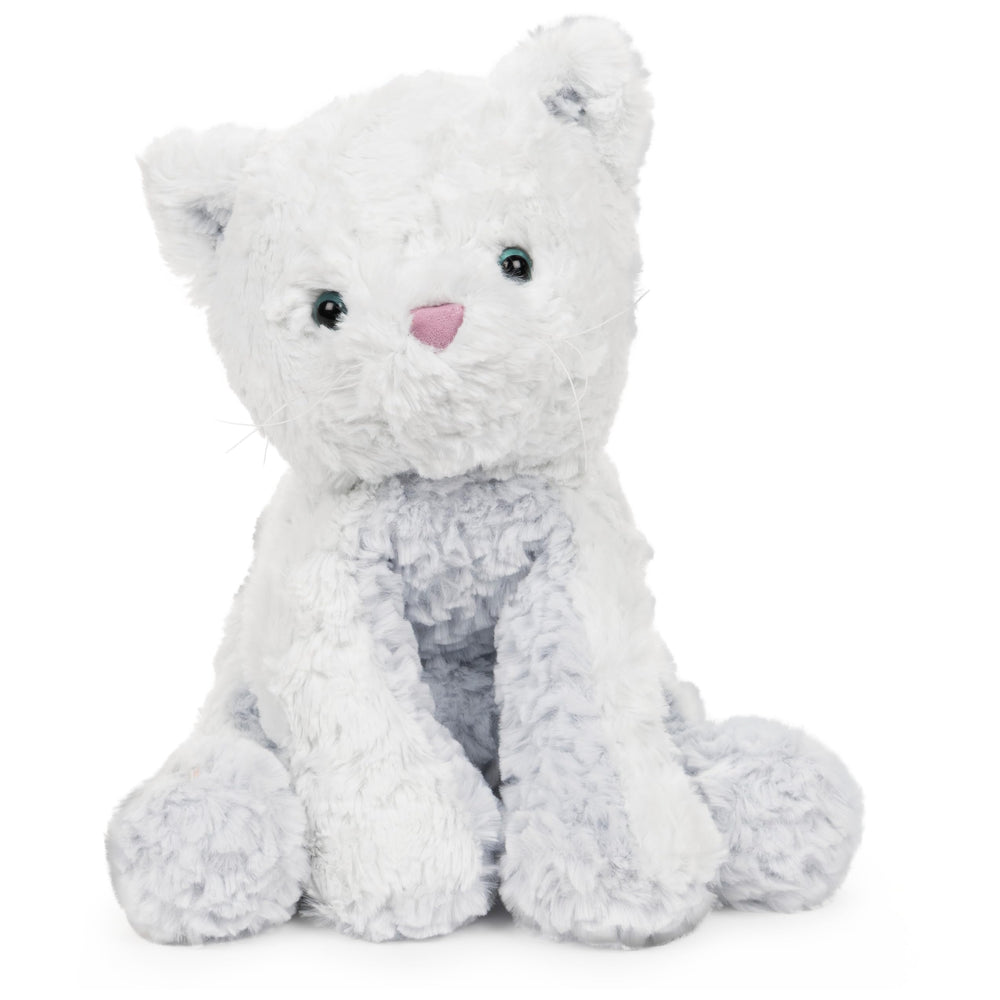 GUND Cozys Kitty Cat plush blue fur face close-up for cozy hugs