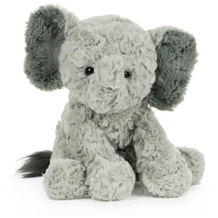 GUND Cozys Elephant Plush sits upright for easy cuddling and play