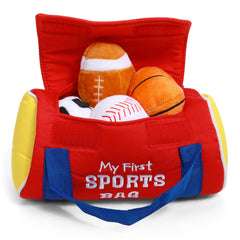 GUND crinkling soccer ball toy for sensory exploration