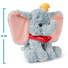 GUND Dumbo’s high-pile plush and floppy limbs invite squeezable fun.