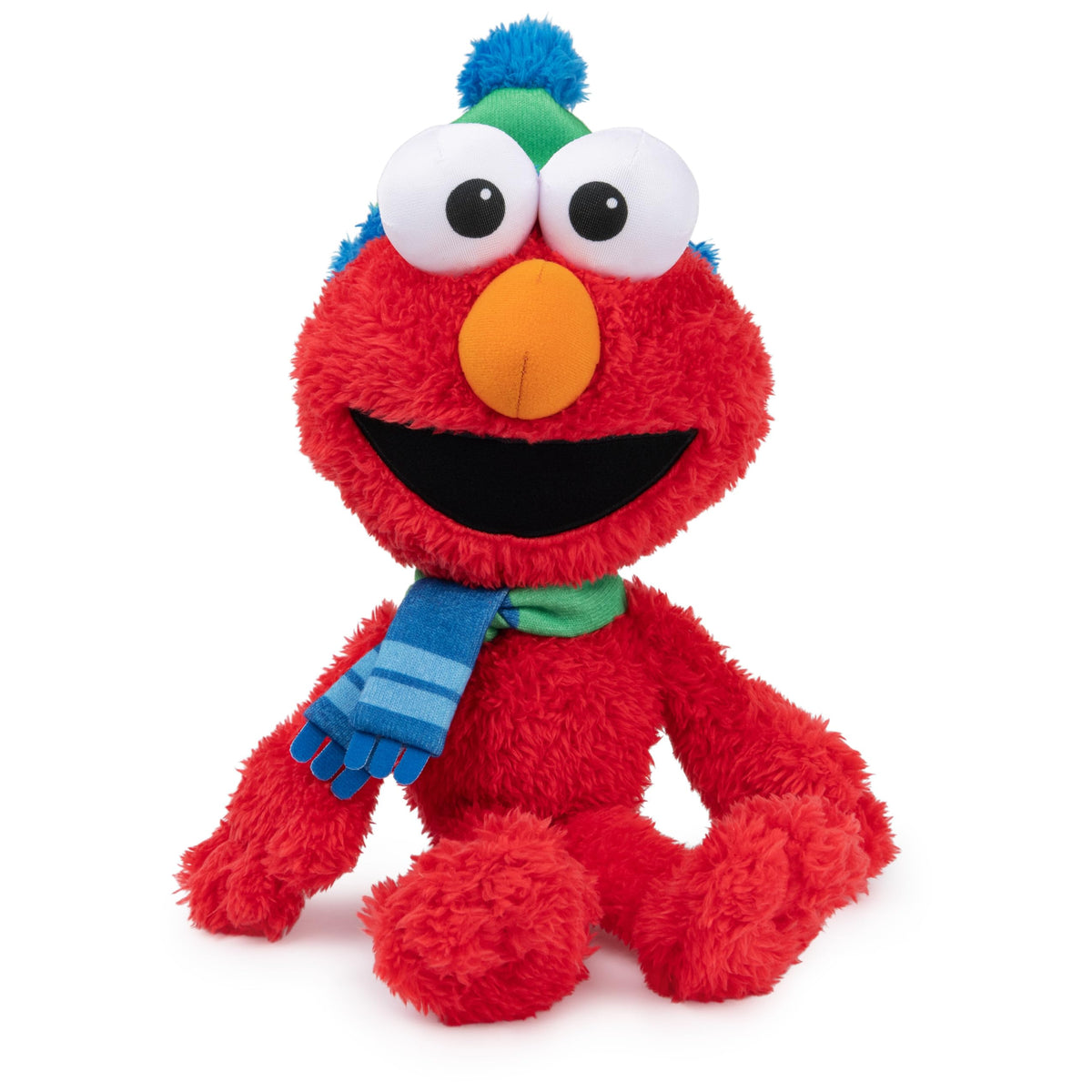 GUND Elmo Nutcracker Plush 13-inch with scarf and hat for cuddly holiday play