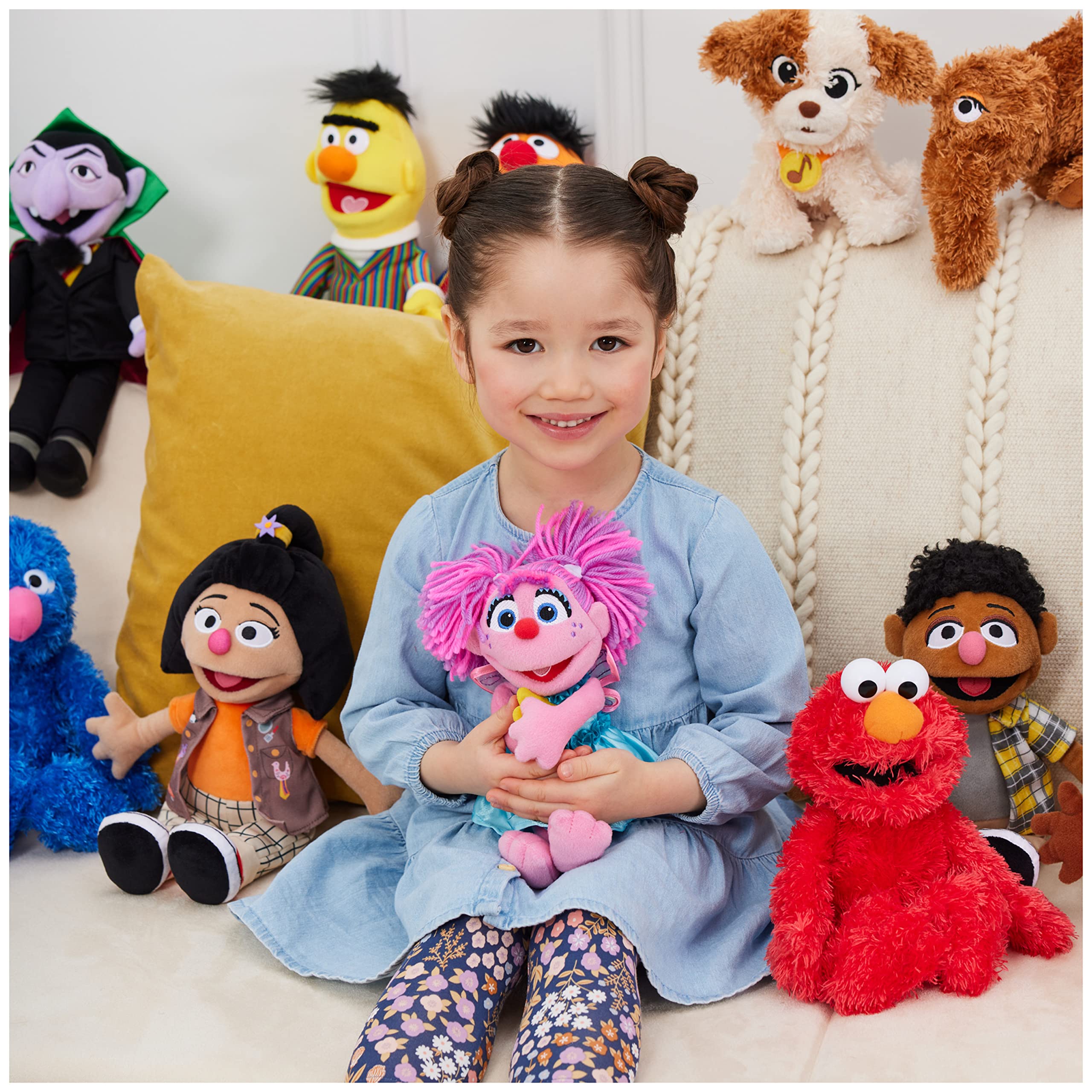 GUND Elmo as room decor adds warm touches to any space.