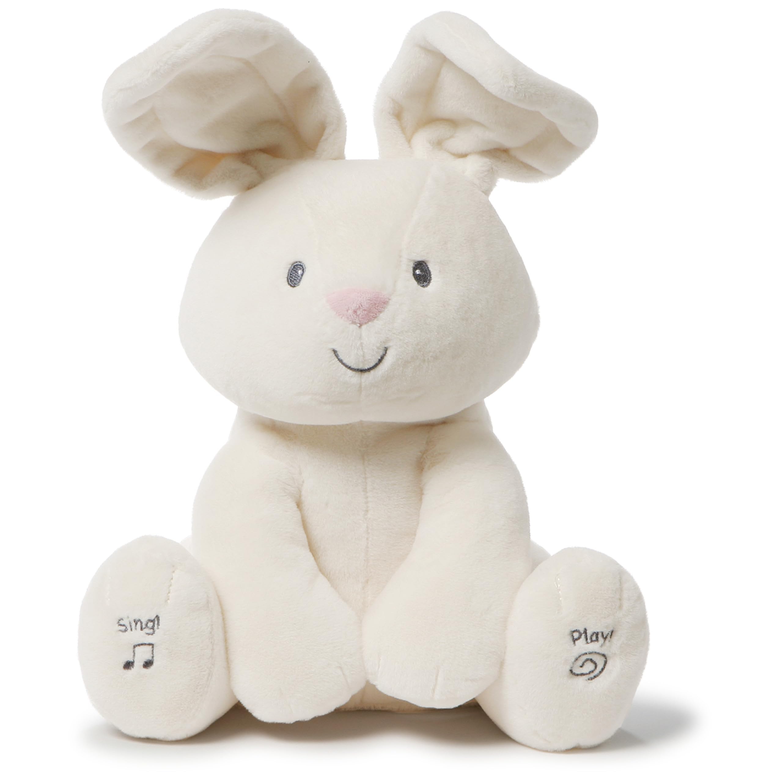 GUND Flora the Bunny 12-inch animated plush ready for baby snuggles.