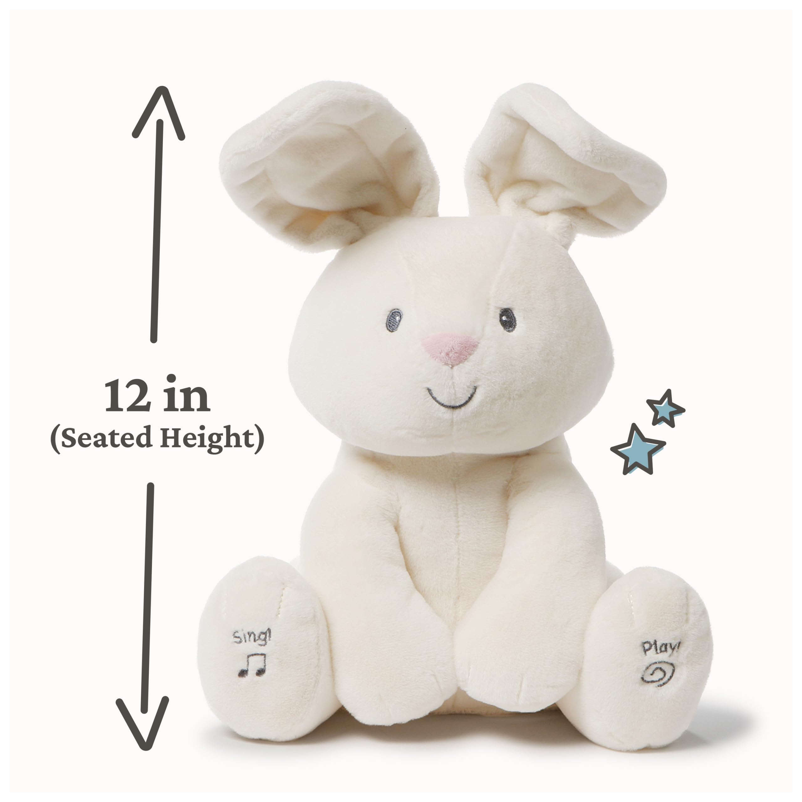 GUND Flora’s soft, cuddly limbs invite comforting hugs at nap time.