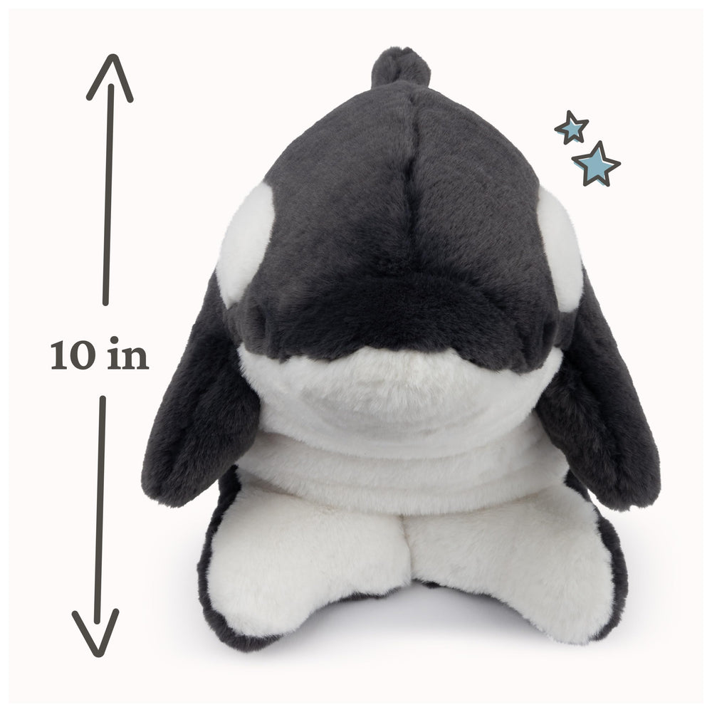 GUND Flynn Orca Plush uses premium soft materials for long-lasting cuddles.