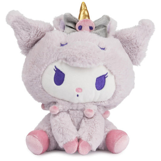 GUND Sanrio Kuromi Unicorn Plush hero shot for cozy playtime and display