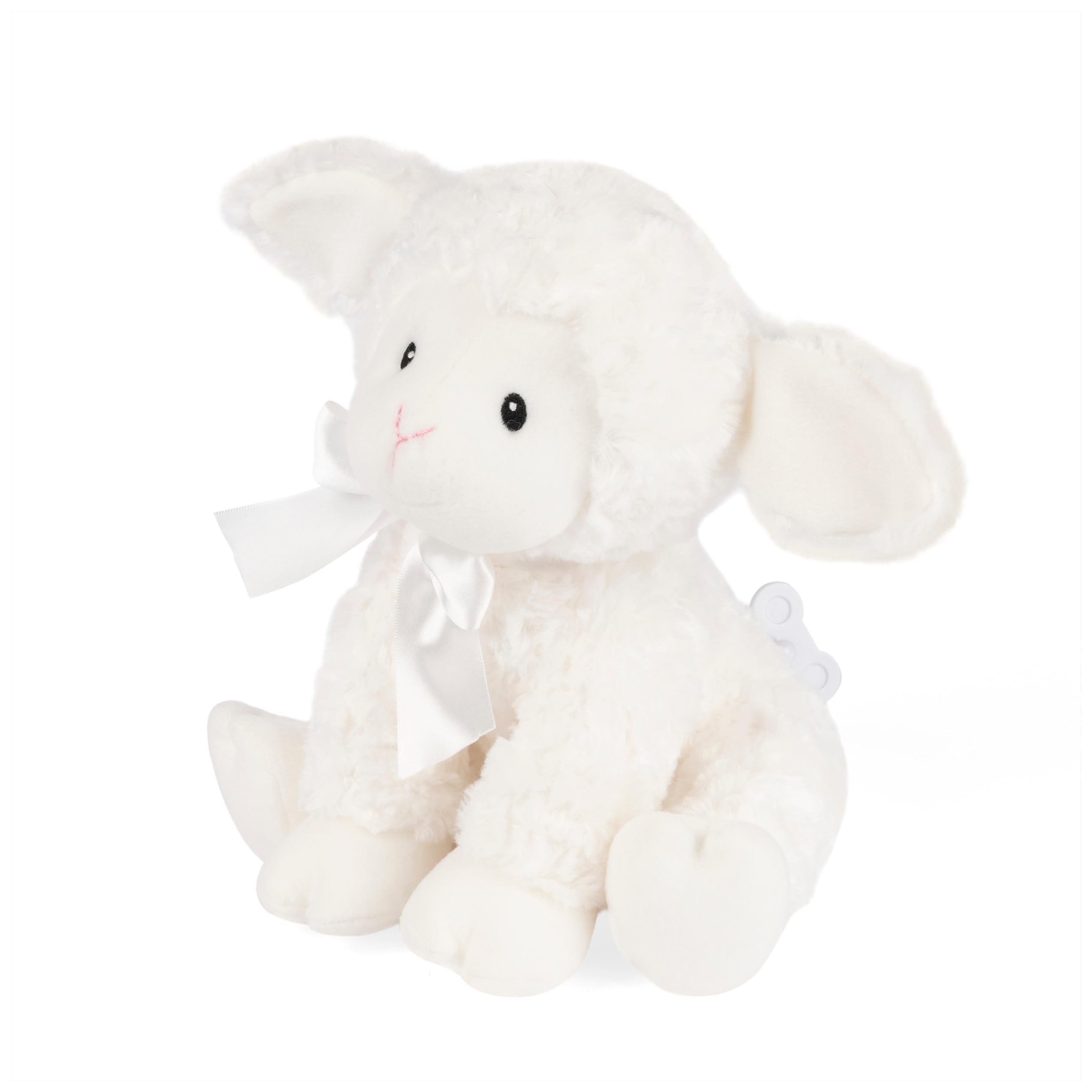 GUND Lena Lamb Keywind plush packaging image, ready for gifting or registry