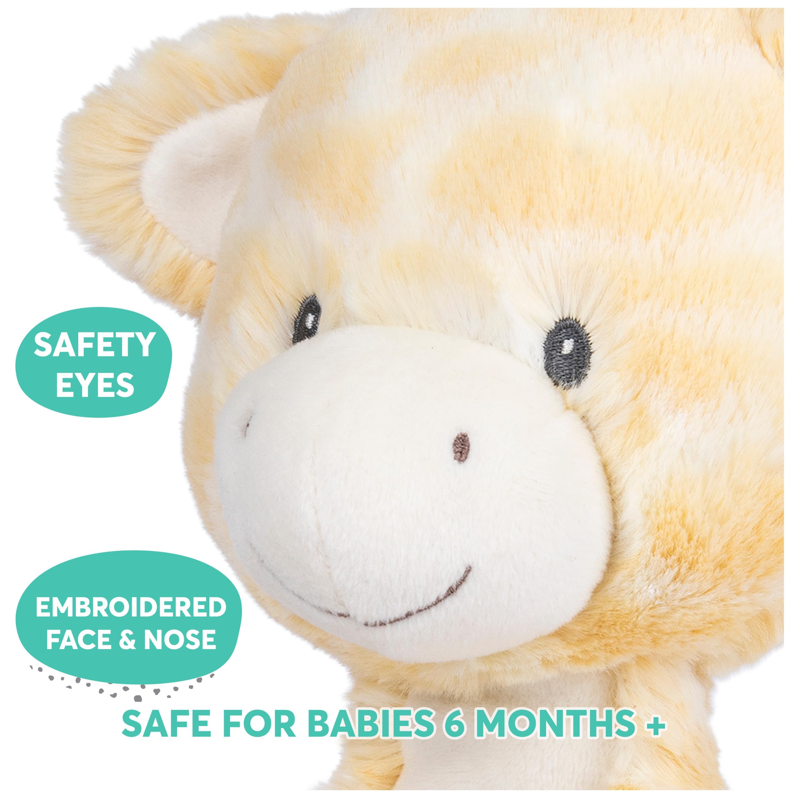 GUND Lil’ Luvs Bodi Giraffe as a nursery decor accent in a soft room