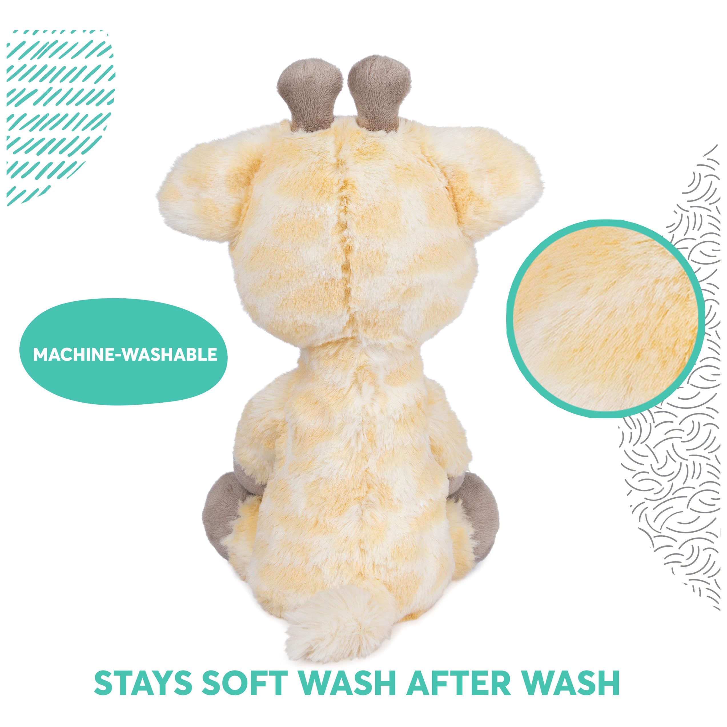 GUND Lil’ Luvs Bodi Giraffe packaging shown in protective poly bag