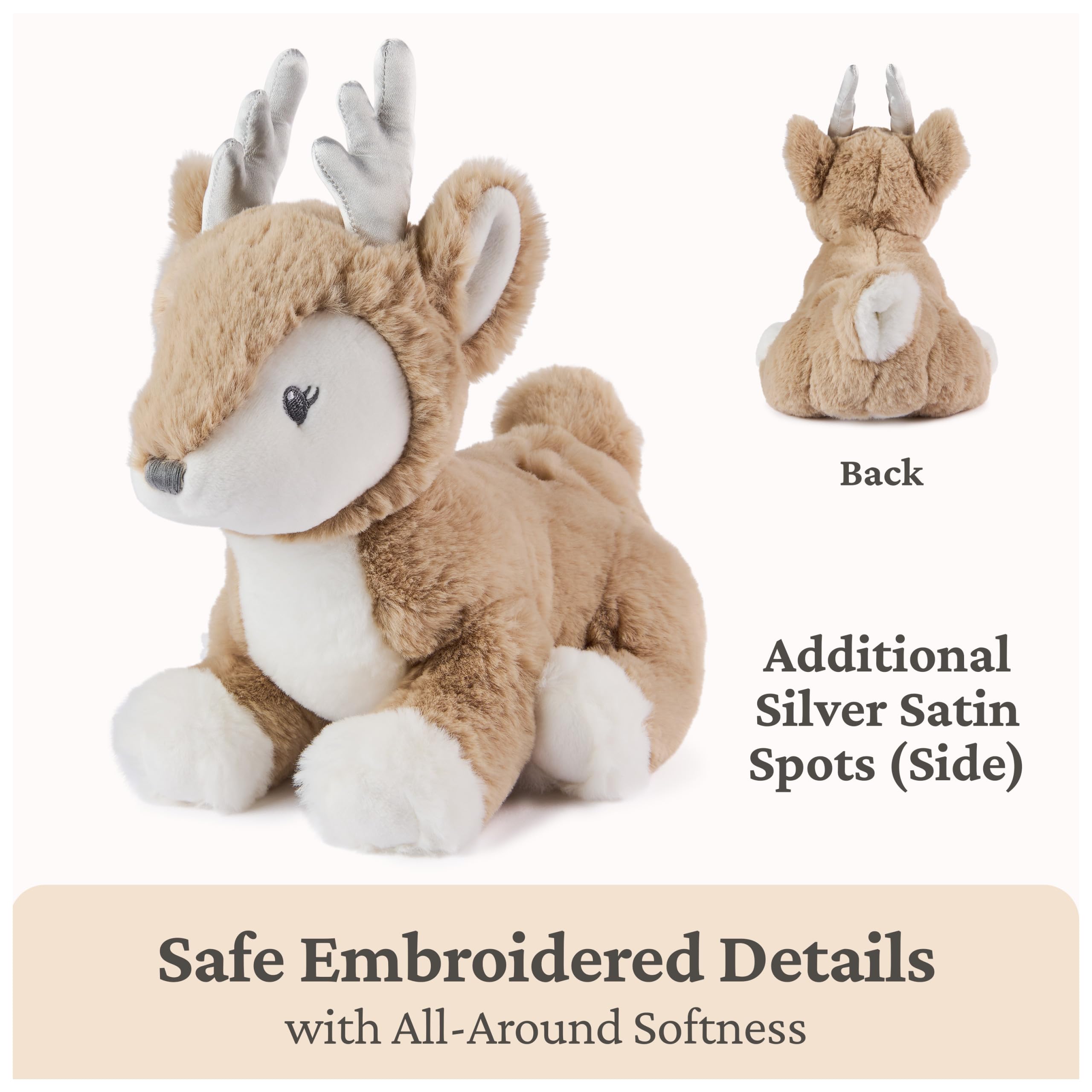 10-inch size ideal for on-the-go snuggles.