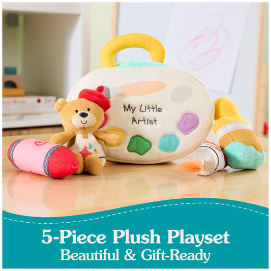 GUND My Little Artist paintbrush with crinkle texture for tactile play