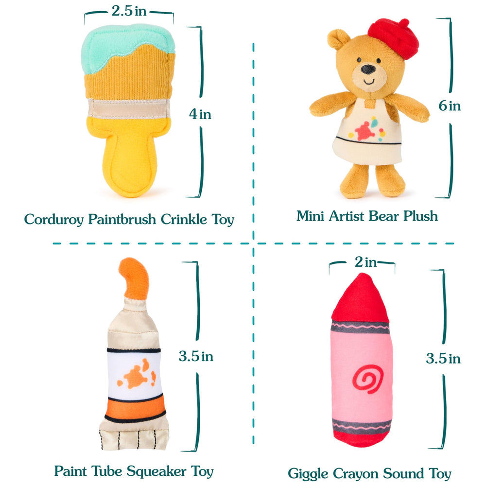 GUND My Little Artist red crayon squeaker inviting playful sounds