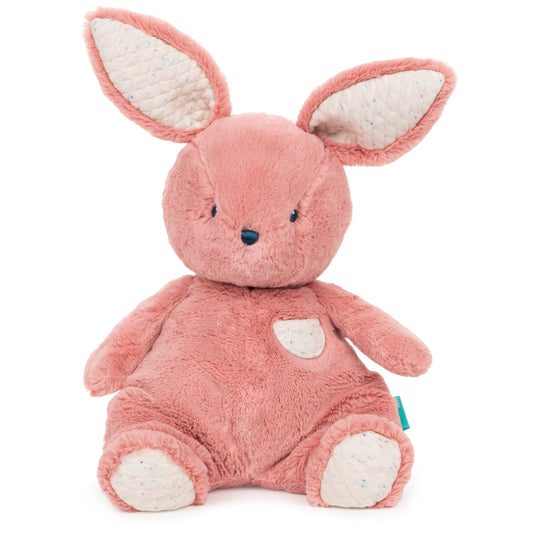 GUND Oh So Snuggly Bunny plush showing ultra-soft fabric for comforting baby snuggles.