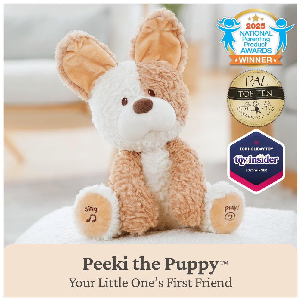 GUND Peeki is surface washable for easy cleaning