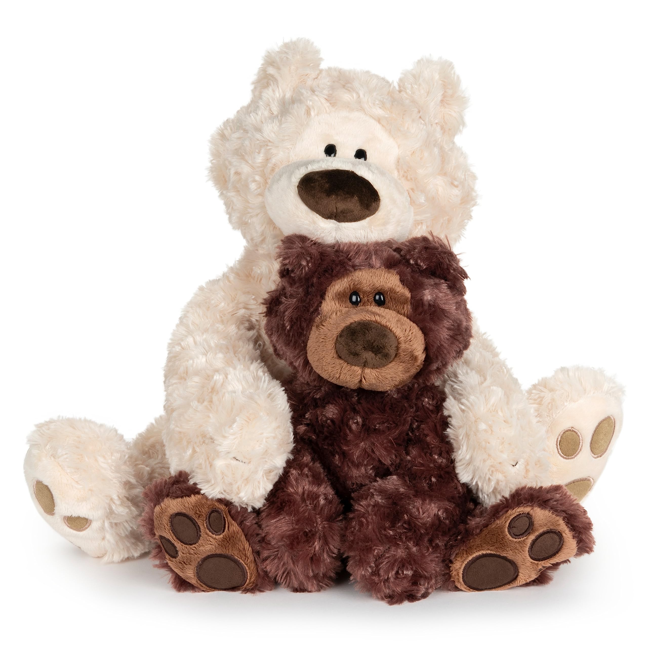 GUND Philbin teddy bear close-up on oversized paws inviting hugs.