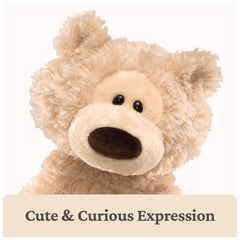 GUND Philbin teddy bear oversized paws adds huggable charm for playtime friends.