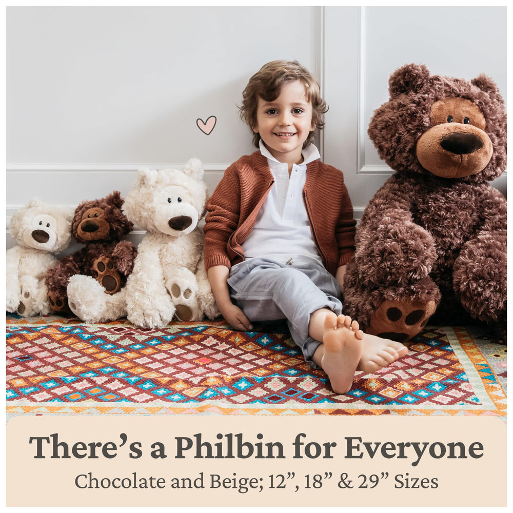 GUND Philbin teddy bear ships in protective poly bag for safe arrival.