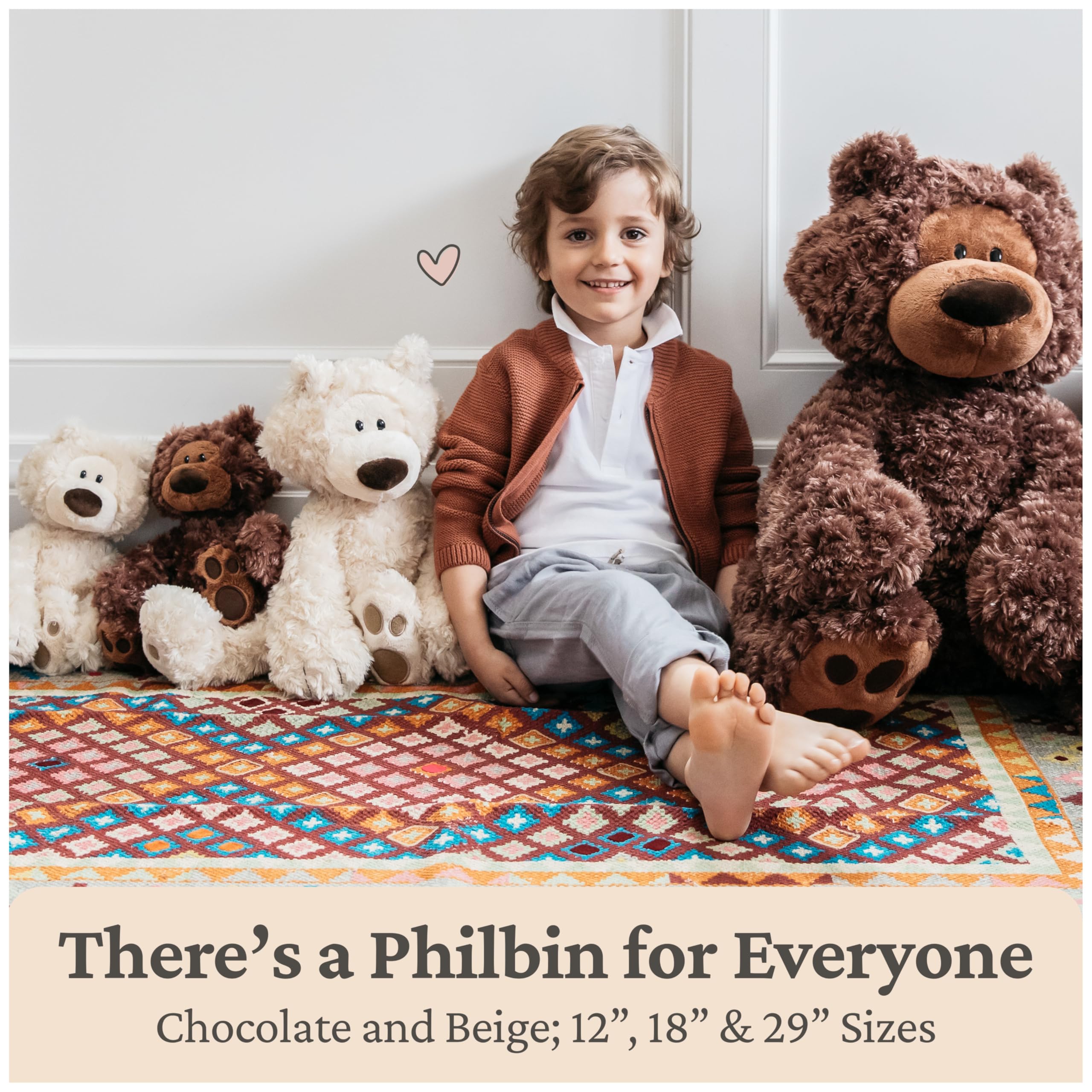 GUND Philbin is suitable for ages 1 and up for safe playtime.