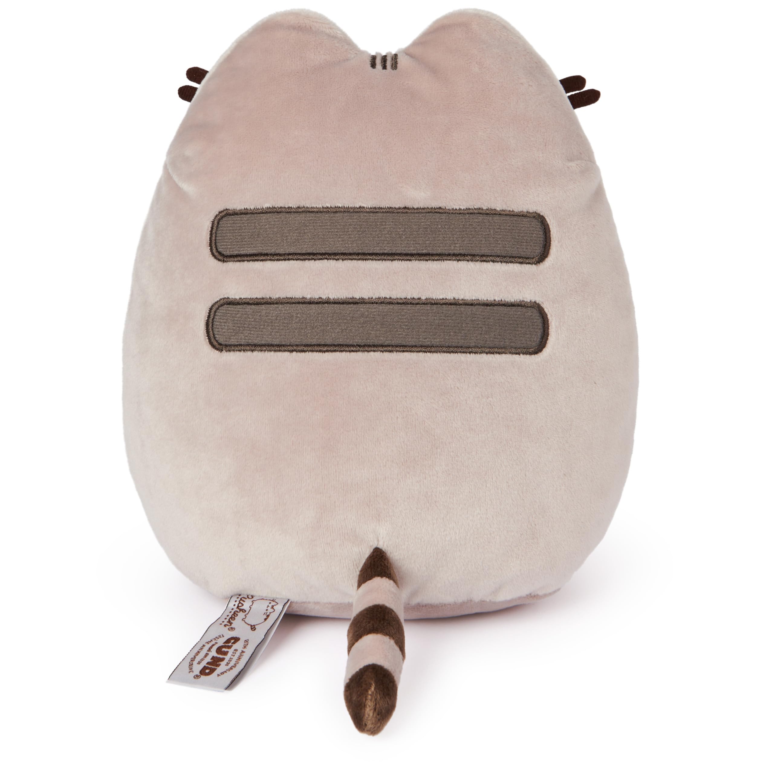 GUND Pusheen 9.5-inch plush, ideal for gift or desk companion.