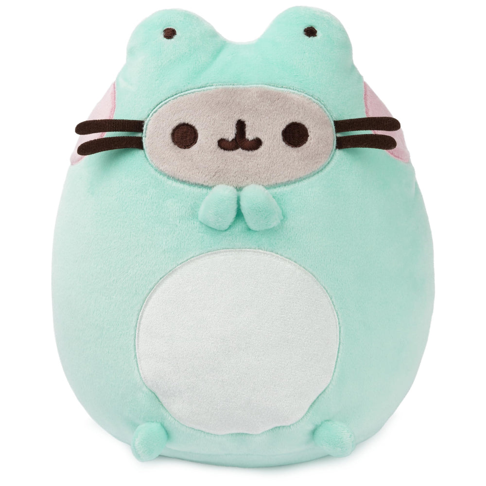 GUND Pusheen Enchanted Frog Plush, 9.5 inches, ideal desk decor and cuddles.