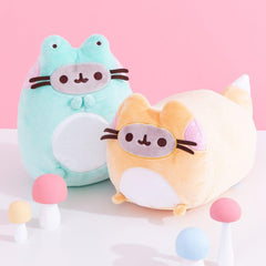 GUND Pusheen Enchanted Frog Plush in green and white, kawaii collection piece.