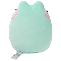 White tummy patch on the GUND Pusheen frog plush for a cute contrast.