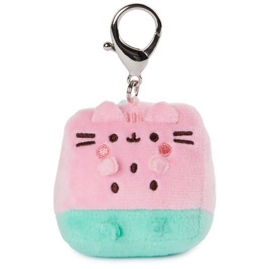 GUND Pusheen fruit surprise banana plush, a bright mini buddy for playful desk decor and collector joy.
