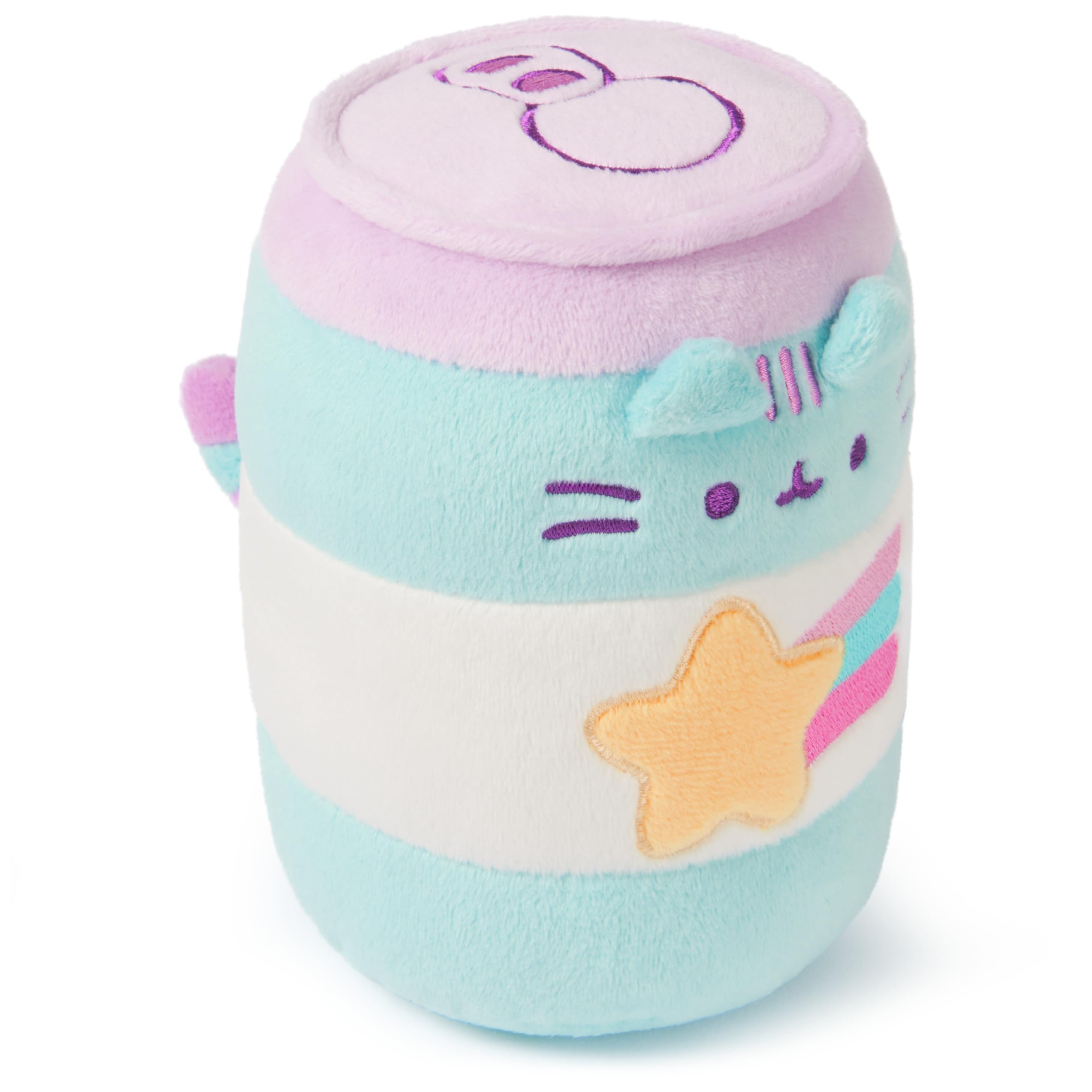 GUND Pusheen Gamer Pop Sip plush back view, tail detail adds collectible display appeal