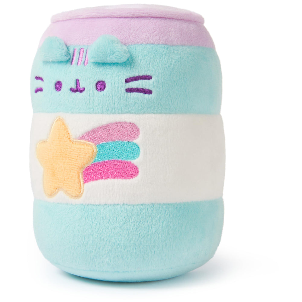 GUND Pusheen Gamer Pop Sip plush face detail, embroidered features convey cute character charm