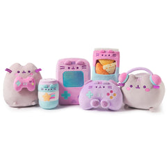GUND Pusheen Gamer Pop Sip plush packaging shot, ready for gifting and shelf-ready presentation