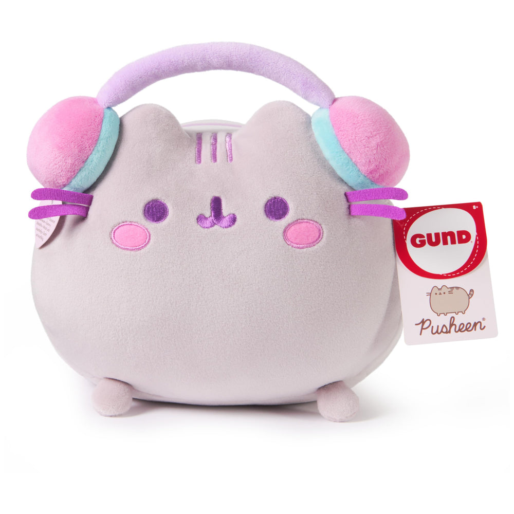 GUND Pusheen Squisheen 11-inch size fits on desks or beds for cozy decor.