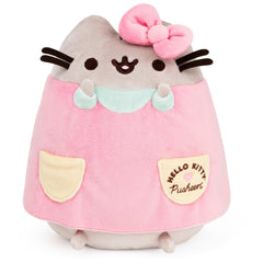 GUND Pusheen Hello Kitty plush front view for display and cuddles