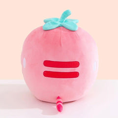 GUND Pusheen pink plush face detail enhances kawaii charm on shelves.