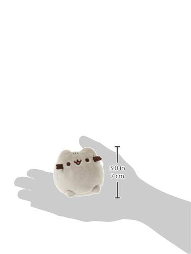GUND Pusheen plush screen cleaner, side view, gentle cleaning for phones and laptops