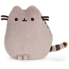 GUND Pusheen Squisheen 6-inch sitting plush with a cute smile for desk decor.