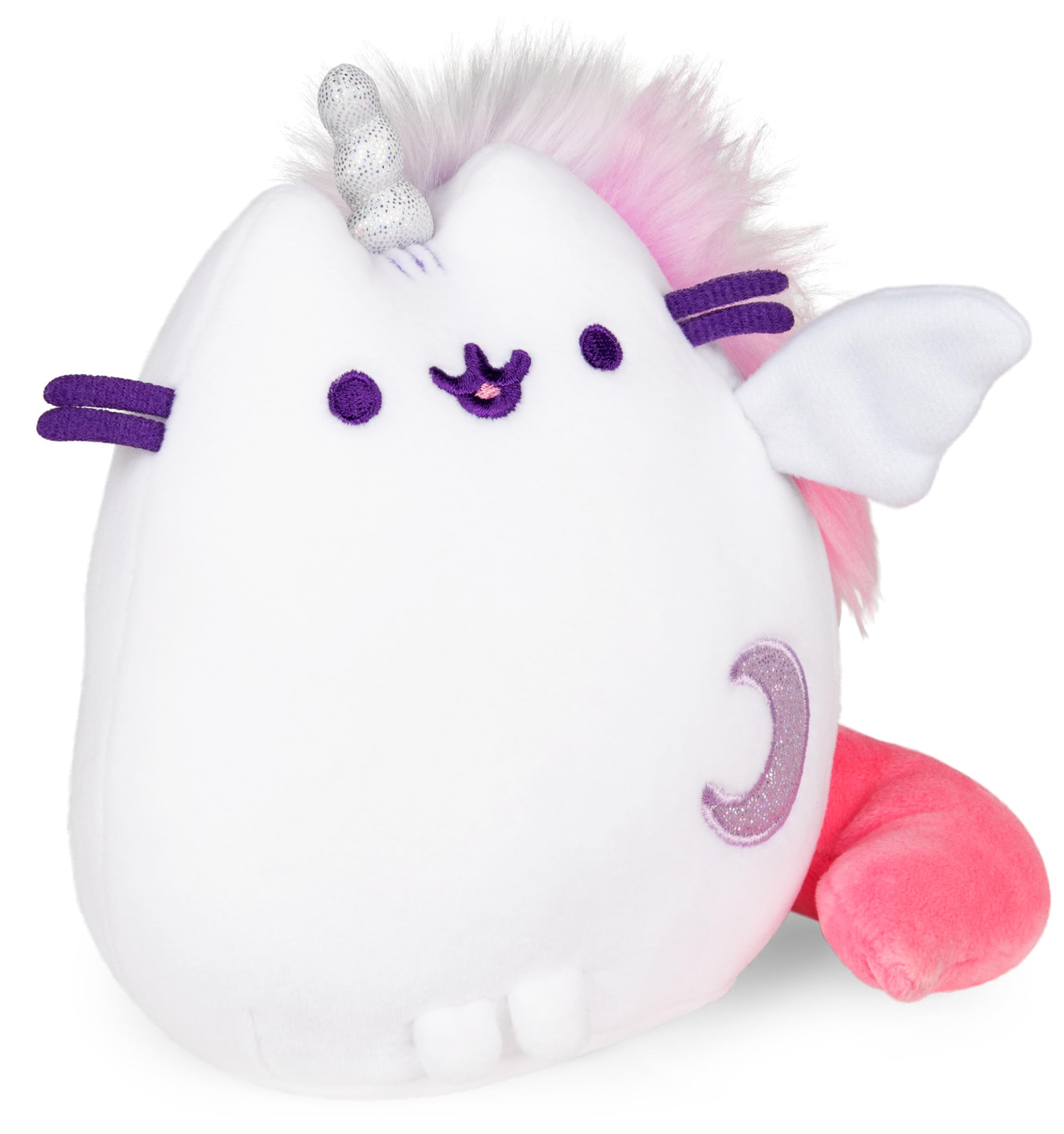 Soft plush fabric from the Pusheen Squisheen line, easy to clean.