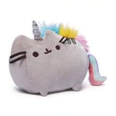 GUND Pusheenicorn with sparkling horn, ideal gift for fans and collectors.