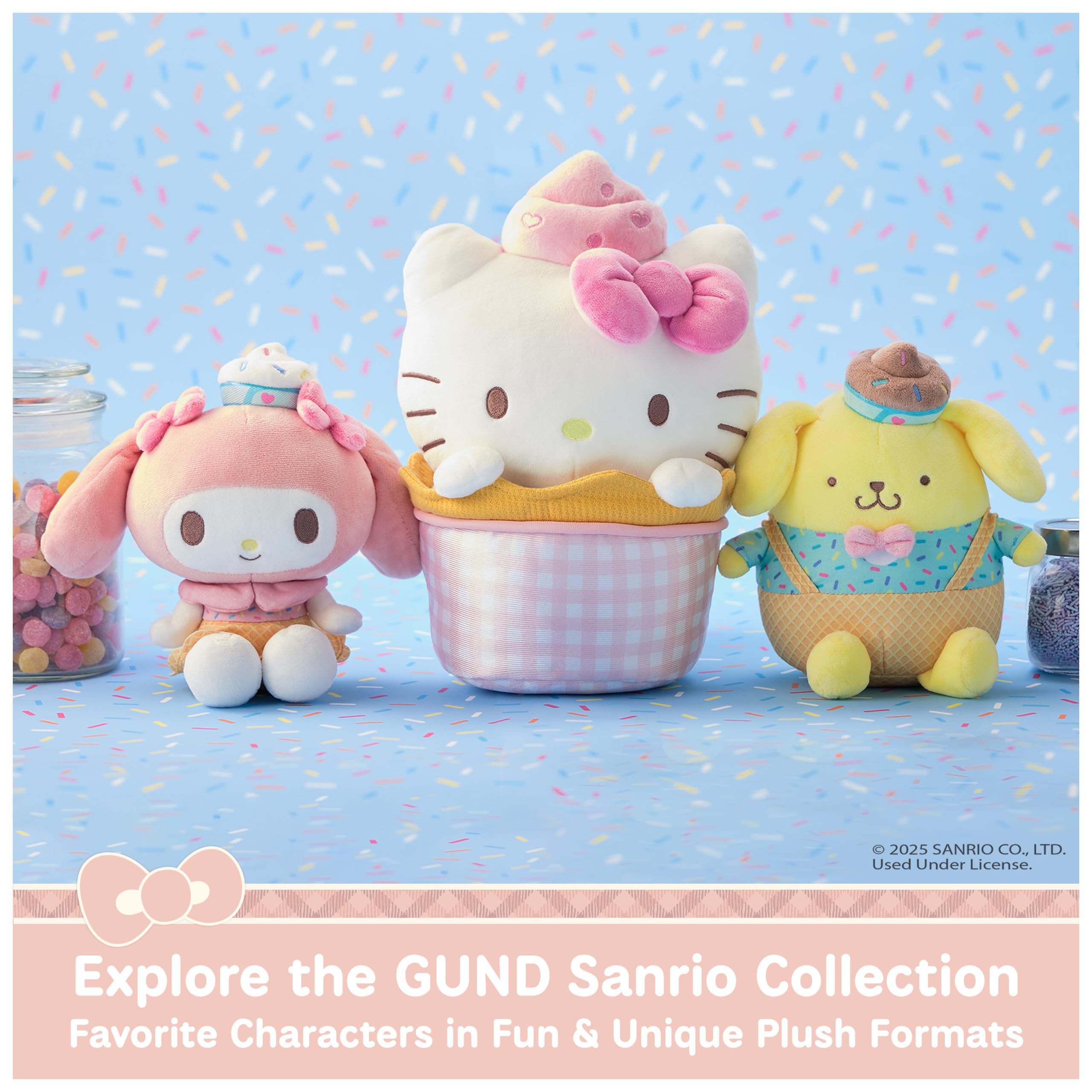 GUND Sanrio Cinnamoroll Café Latte Bear makes a great gift.