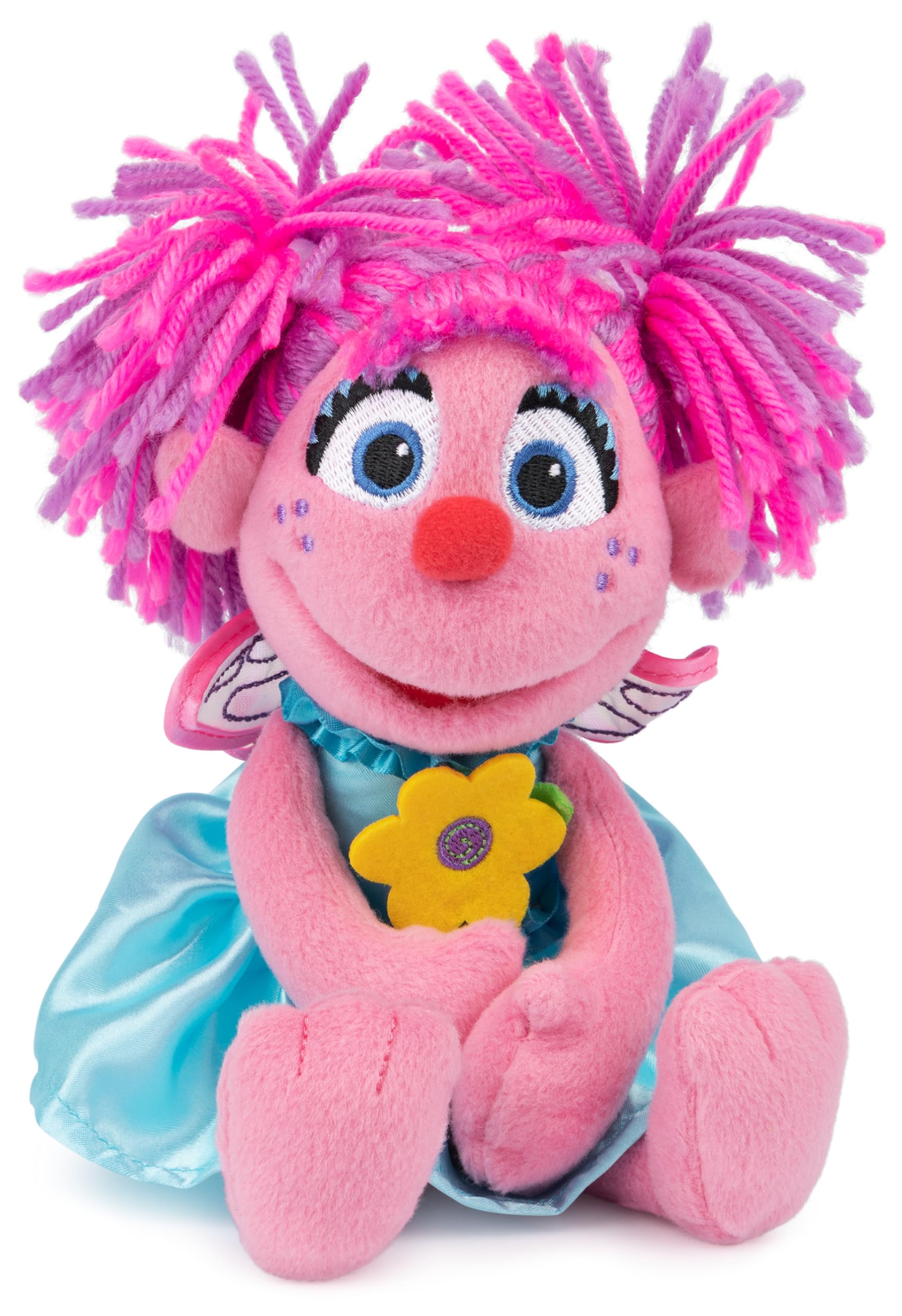 GUND Abby Cadabby plush with iridescent wings for imaginative play