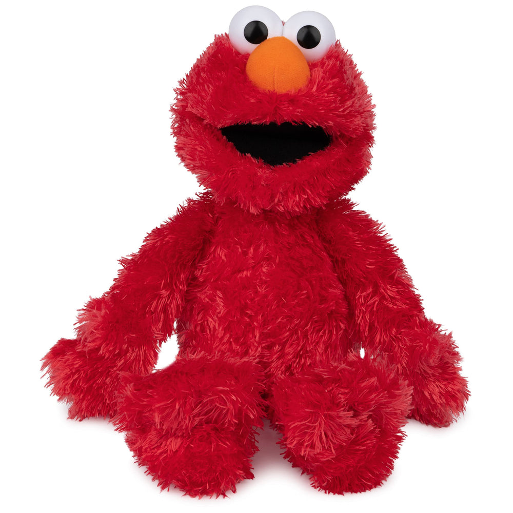 GUND Sesame Street Elmo plush, 13-inch, soft and cuddly toy for kids and collectors.
