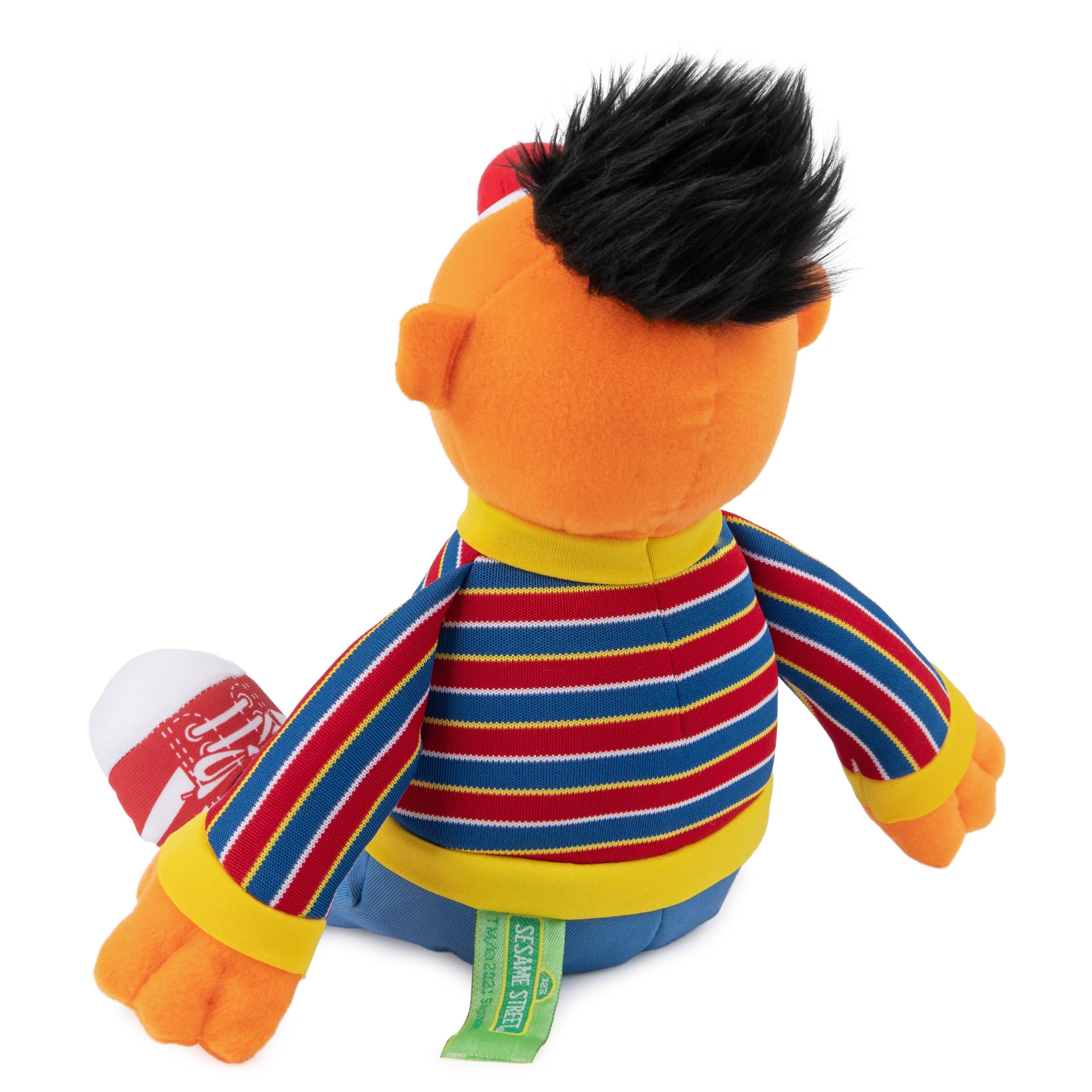 GUND Ernie plush with baby-friendly soft texture for safe play.
